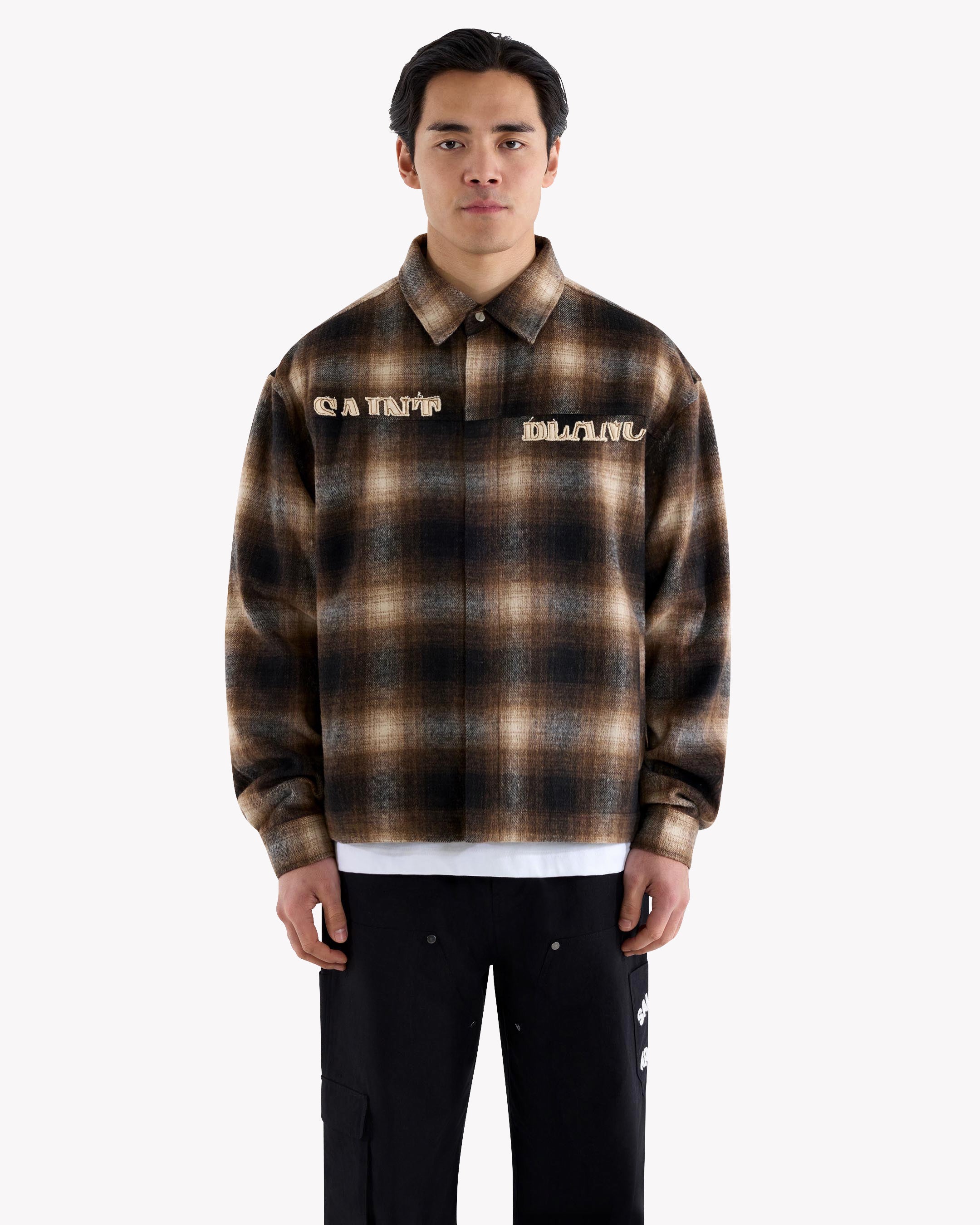 Brown/Off White