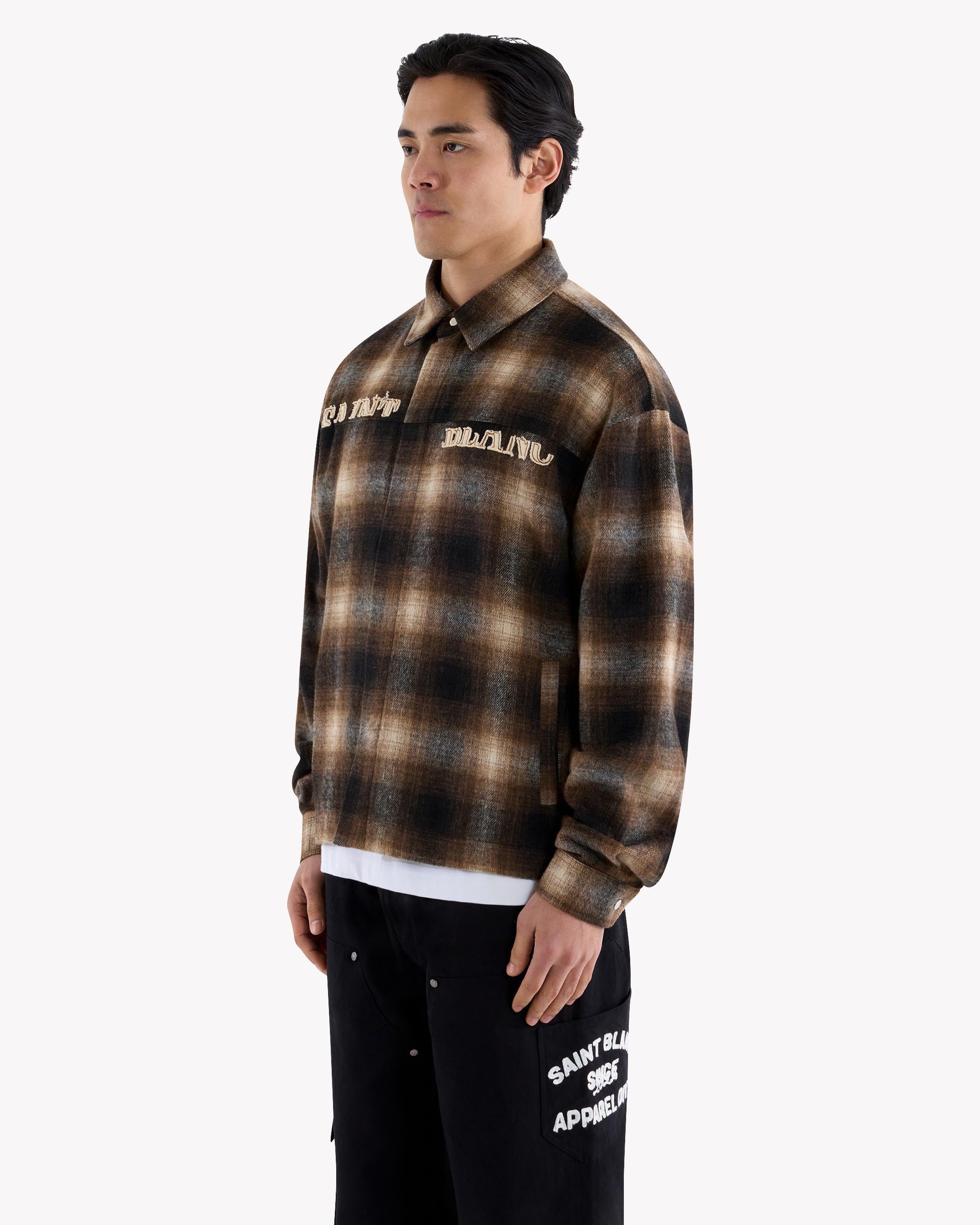 Brown/Off White